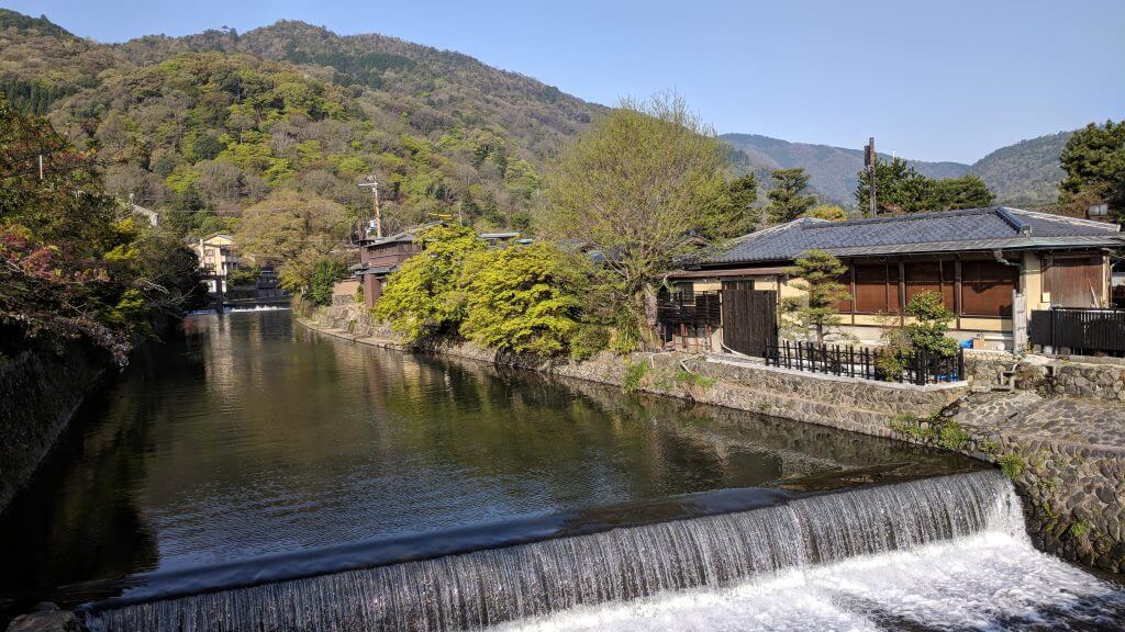 The dam outside Arashiyama