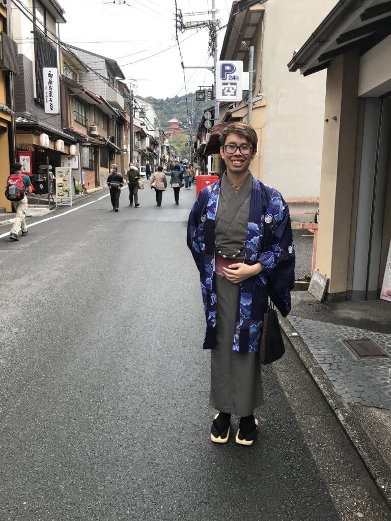 Lovely dude in kimono