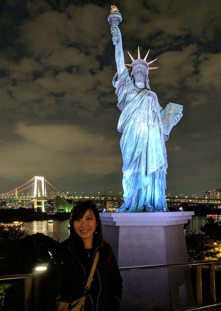 Liberty of Statue at Odaiba