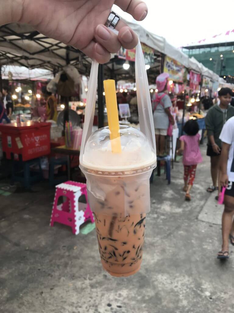 Thai ice tea at Chillva Market