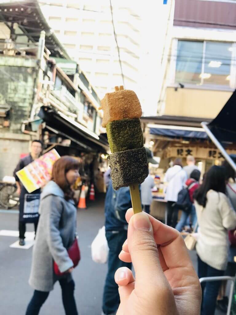 Mochi at Tsukiji Market