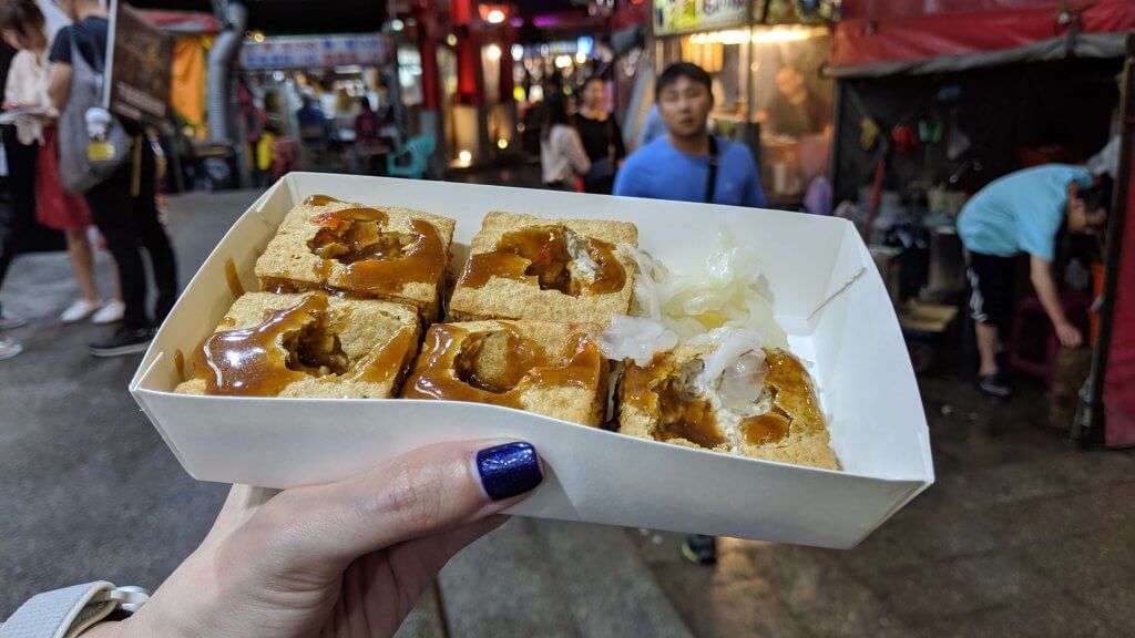 Stinky Tofu at Taichung Yi Zhong Street