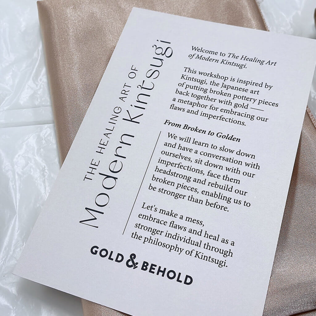 Modern Kintsugi - Gold & Behold