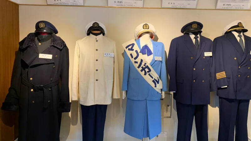 Hakodate Seikan Ferry Mashu-maru crew uniforms
